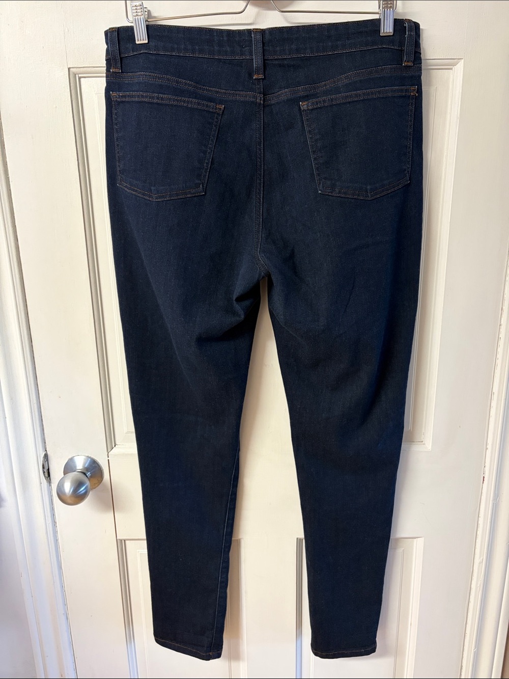 Eileen Fisher Cotton Stretch Denim Slim Jean classic 5 pocket jeans women’s 14 - Picture 6 of 14